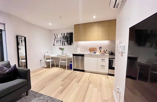 Cote-Des-Neiges—Notre-Dame-De-Grace Apartment | Mid-Town Luxurious 1br condo w/FREE parking
