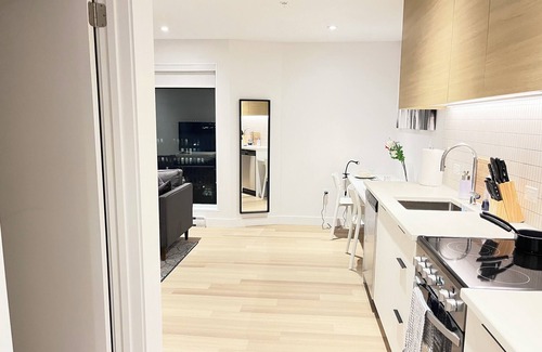 Cote-Des-Neiges—Notre-Dame-De-Grace Apartment | Mid-Town Luxurious 1br condo w/FREE parking