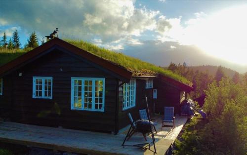 Lardal Municipality House | Middagslia - cabin at Skrim with amazing view