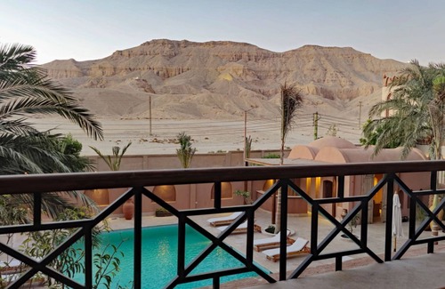 Luxor House | Middle Floor Suite at Malkata House: Desert Views & Pool
