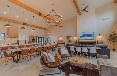 Alden House | Midnight Lodge at Torch Lake - Pool, Hot Tub, Pickleball, & Sunsets