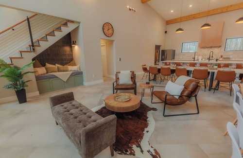 Alden House | Midnight Lodge at Torch Lake - Pool, Hot Tub, Pickleball, & Sunsets