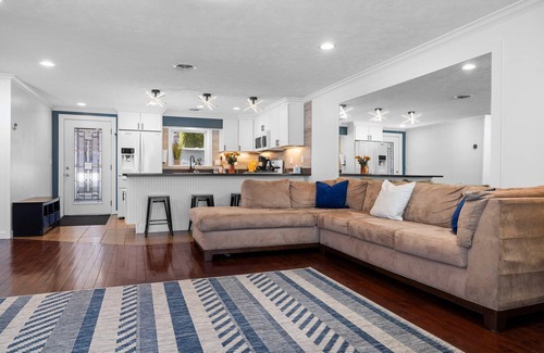 Traverse City House | Million Dollar Views: Bayshore Beach House w/Opt. RV Pads, Beach Firepit & More