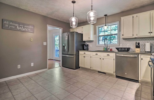 Mills River House | Mills River Hideaway w/ Front Porch & Mtn Views!