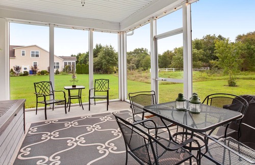 Millville House | Millville by the Sea | Lovely getaway w/pool, patio, lake view, central AC, gym