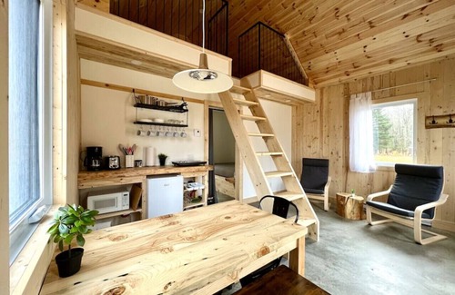 Saint-Gabriel-de-Valcartier Ski Chalet | Mini cottage # 2 by the river banks