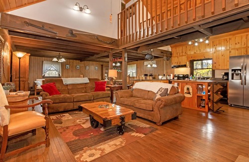 Pisgah Forest Cabin | Mine Mountain Cabin, convenient location! 4 bedrooms, real log cabin
