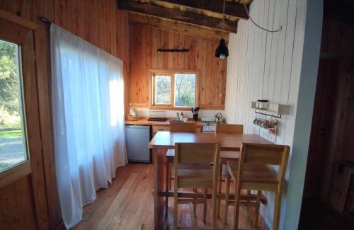 Lanin National Park Ski Chalet | Mini Casa en la montaña con vista a la CASCADA- Andes Alquileres