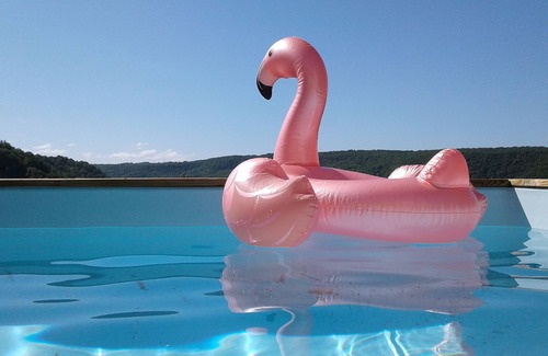 Salles-la-Source Apartment | Mini panorama studio with pool