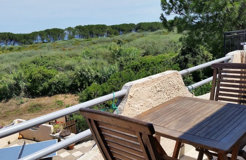 Bravone Apartment | Mini Villa direct access to the sea 150 m, Courtyard, WIFI, Parking, closed garage