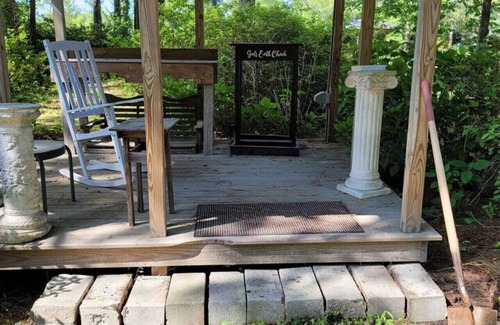 Hubert House | Minnie Winnie in the woods.