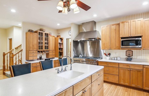 Easton House | Minutes from Downtown Easton and St. Michaels | Pool | 1st Floor Bedroom | Pet F