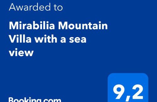 Agios Vlassios Villa | Mirabilia Mountain Villa with a sea view