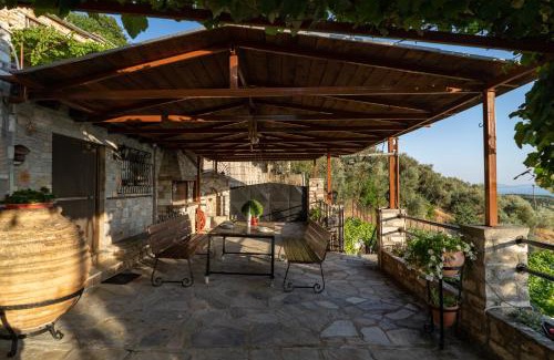 Agios Vlassios Villa | Mirabilia Mountain Villa with a sea view