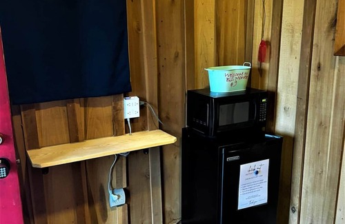 Helmsburg Cabin | "Miss Dixie" Camping Cabin #9 | Pet Friendly