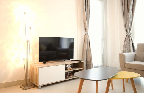 Dubai Production City Apartment | Misty Rosa Homes Dubai - Near Expo 2020 - 9 min