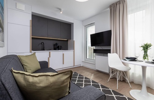 Kolobrzeg Apartment | Mlynska 10B | Spacious Studio | Balcony