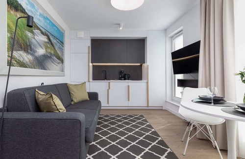 Kolobrzeg Apartment | Mlynska 10B | Spacious Studio | Balcony