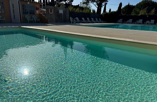 Villeneuve-les-Maguelone House | Mobil-home Riviera flower, 4pers 2ch, at Camping de l'Arnel