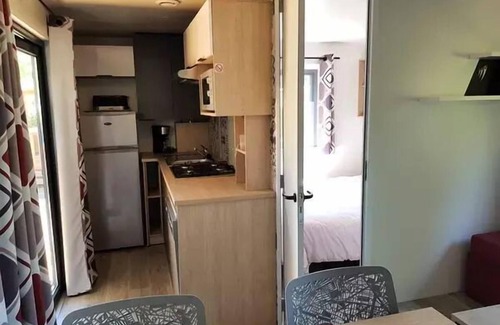 Sadirac House | Mobil-Home Tribu 6 Zimmer 10 Personen Klimaanlage + TV 3sdb