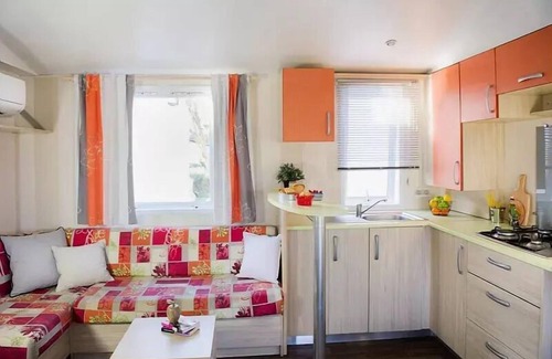 Saint Laurent de la Pree House | Mobile home Einfache Terrasse