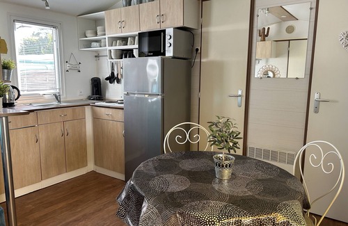 Cote d'Azur- French Riviera House | MOBILE HOME 150 m PAMPELONNE BEACH -SAINT TROPEZ- Toison d'Or 5 stars
