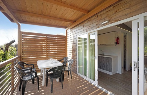 Pietra Ligure House | 'Mobile Home Alloro 165' with Pool, Private Terrace & Wi-Fi