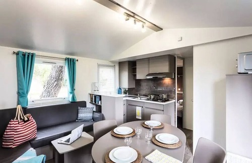 Pommeuse House | Mobile home - Aufgedeckte Terrasse