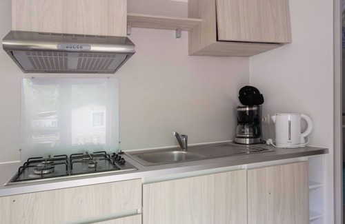 Lavilledieu House | Mobile Home 'Confort C - 1-6 Pers' with Shared Pool, Private Terrace and Shared Garden