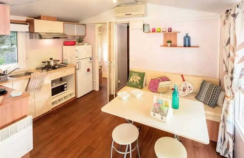 Torreilles-Plage House | Mobile home Einfache Terrasse