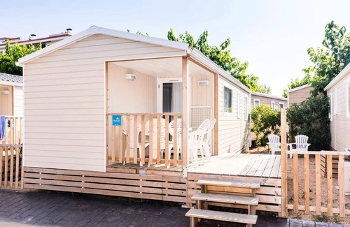 Nages House | Mobile home Einfache Terrasse