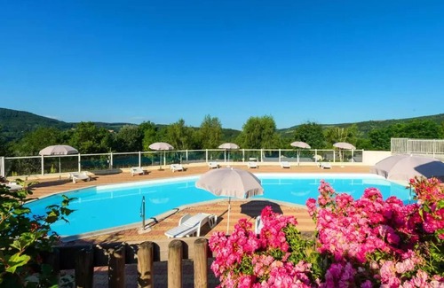Nages House | Mobile home Einfache Terrasse