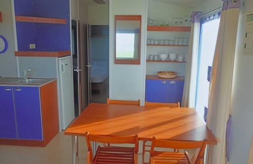 Plouha RV Rental | Mobile Home 'Loft' with Private Terrace and Private Garden