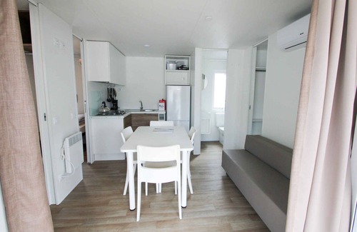 Gralaoni-Pralesi-Cisano House | Mobilehome with air conditioning and a covered terrace
