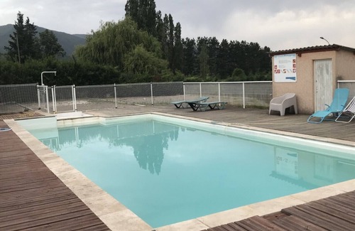 Curbans House | Mobilh Mobil-home Tout Confort au Bord D'un lac Avec Piscine Dans Résidence