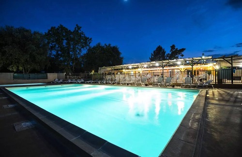 Goudargues House | Mobilheim 2 Schlafzimmer Loggia Bay Comfort 25m2 Klimaanlage 4 Personen