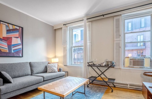Back Bay West Apartment | Mod Back Bay 1BR w/ A/C, nr. Charles River & Esplanade, by Blueground