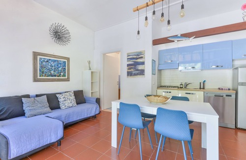 Lacona Apartment | Modern apartment with garden, air conditioning and Wi-Fi