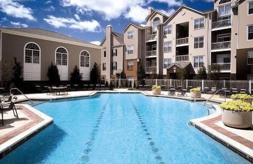 Lawrenceville Apartment | Modern 1BR at Lawrence Station | Free Parking | Gym + Pool