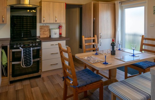 New Forest District House | Modern 2 Bedroom Caravan with Sea Views on the 5* Hoburne Naish Holiday Park