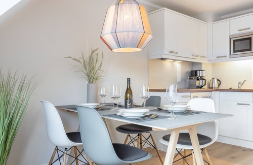 Westerland Apartment | Modern 3-room vacation apartment for up to 4 people with balcony.