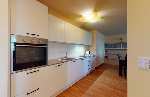 Madulain Apartment | Modern 3½ room flat on the ground floor, approx.