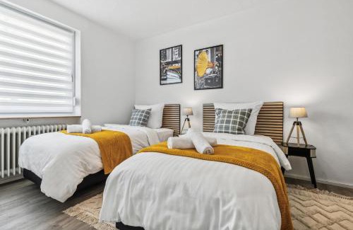 Homburg Apartment | Modern 3BR Apartment Homburg - Uniklinik 1km - Relax & Work - Self Check-in