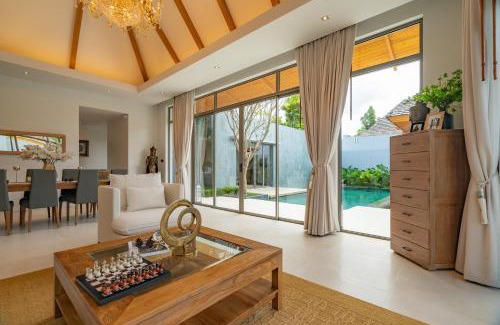 Thep Kasattri Villa | Modern 3BR Pool Villa at Anchan Flora in Bangtao