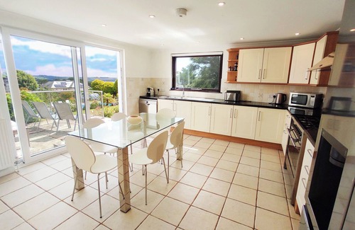 Carlyon Bay House | Modern 5 Bedroom House, Large Private Pool, Private Garden, and Sea View