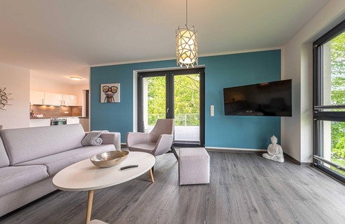 Krakow am See Apartment | Modern 5-star vacation apartment with roof terrace on Lake Krakow