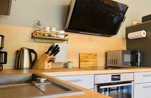 Wunsiedel Apartment | Modern 5-star vacation apartment with large balcony "Kösseine"
