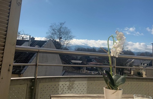 Bad Aibling Apartment | Modern 50 sqm apartment with living room, bedroom and balcony