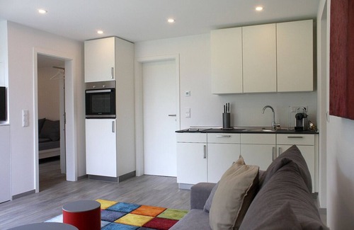 Volkach Apartment | Modern and innovative vacation home (40 sqm) with garden