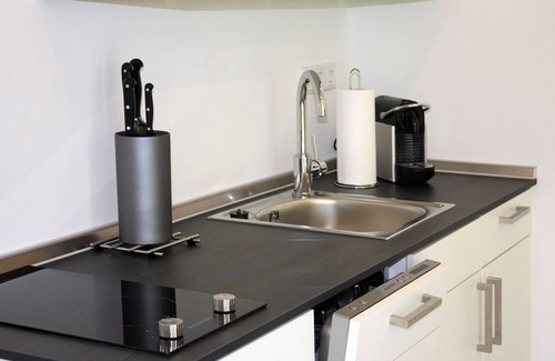 Volkach Apartment | Modern and innovative vacation home (40 sqm) with garden